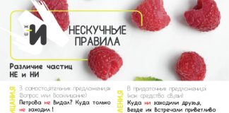 картинка правила русского языка про частицы